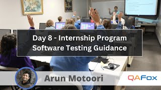 Day 8  Internship Program Software Testing Guidance [upl. by Streeto]