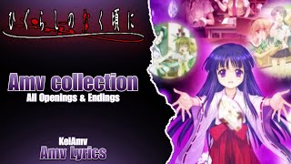 Amv Collection  Higurashi No Naku Koro Ni Kai Rei Gou Sotsu  All Openings amp Endings  KeyAmv [upl. by Etti512]