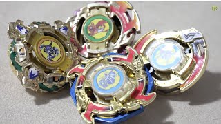 Beyblade DELUXE GOLD SET Unboxing amp Review Sonokong Top Blade  Beyblade Plastic Generation [upl. by Kcinimod]