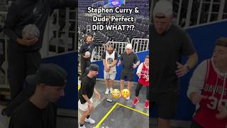 Stephen Curry and Dude Perfect Take on The Crystal Ball Challenge  shorts [upl. by Shere64]