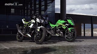 Essai comparatif  Kawasaki Z 125 et Kawasaki Ninja 125 [upl. by Aneeres]