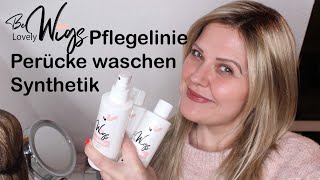 Perücke waschen  Synthetikperücke  Kunsthaarperücke mit BeLovely Wigs Produkten [upl. by Allisan]