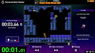 Power Grab Morph Ball 366s S RANK  NES WORLD CHAMPIONSHIPS [upl. by Archaimbaud]