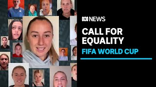 Matildas sound equality call on eve of 2023 Womens World Cup  ABC News [upl. by Wahlstrom]