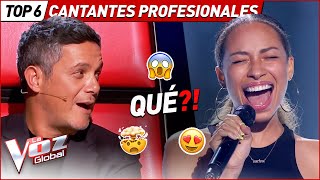 ¿RECONOCERÁN a estos CANTANTES PROFESIONALES en La Voz [upl. by Harland]