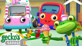 Geckos Garage  Ice Cream Adventure  Cartoons For Kids  Toddler Fun Learning [upl. by Thamora277]