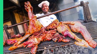 Kenyan MEAT TOUR in Nairobi BOILED COW HEAD amp Nyama Choma [upl. by Tonkin]