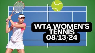 WTA Tennis Predictions Today 081324 FREE PICKS and Betting Tips [upl. by Pigeon]