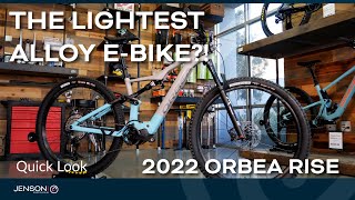 Orbea Rise Hydro 2022 eMTB  First Look The Lightest Aluminum EBike [upl. by Mcneely]