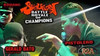 R2A BATTLE ROYALE BADANG vs PISTOLERO vs GERALD BATO semifinals [upl. by Einaled]