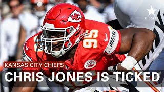 Chiefs Chris Jones On Losing A Half Sack To George Karaftis [upl. by Rostand901]