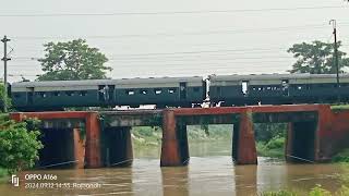 03518 skipping Rajbandh rail bridge [upl. by Meldon292]