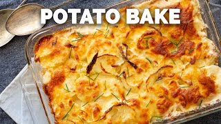 Australian Cheesy Potato Bake Perfect BBQ Side Dish [upl. by Nesnah]