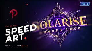 DOWNLOAD PSD Creating MMORPG Game Logo quotSolarisequot in PHOTOSHOP ● Speed Art [upl. by Barbaraanne703]