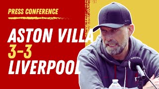 Aston Villa 33 Liverpool  Jurgen Klopp PostMatch Press Conference LIVE [upl. by Amrak]