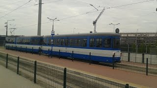 Tramwaje w Krakowie  Linia 4  E1C3  145545 [upl. by Adnahsar742]