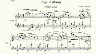 Page dalbum Album Leaf  Claude Debussy  Piano Repertoire 8 [upl. by Main160]