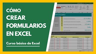 Cómo crear FORMULARIOS en Excel para introducir datos 👩‍🏫 Tutorial [upl. by Ullyot]