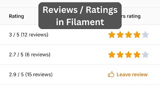 Filament StarRating with Laravel SubQueries [upl. by Enigroeg]