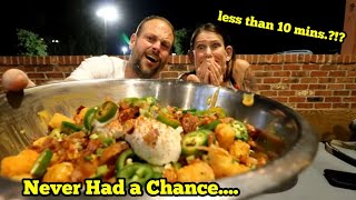 Monster Tator Tot Challenge  ManvFood  Molly Schuyler  Texas [upl. by Sivad]