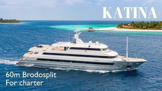 KATINA  60M Brodosplit Yacht for Charter in The Maldives [upl. by Downey29]