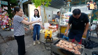 Phạm Dũng trở lại với ẩm thực đường phố Sài Gòn ăn Cơm tấm đêm sườn bì chả ốp la 60k siêu ngon [upl. by Anaeirb733]