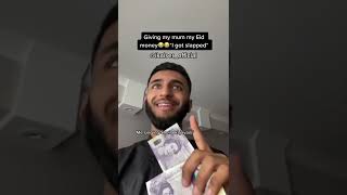 Giving my mom my Eid money😂 PRANK [upl. by Arlon]