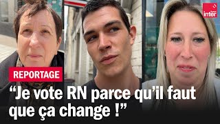 quotIl faut que ça change quot Dans lAisne des électeurs du RN expliquent leur choix [upl. by Ecnarrat]