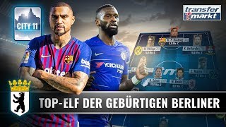 Boateng Rüdiger amp Co Die wertvollste Elf der gebürtigen Berliner  TRANSFERMARKT [upl. by Marella]