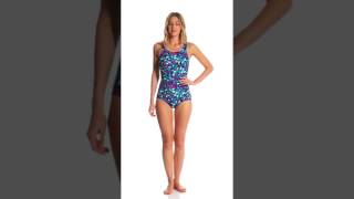 THE Kaleidoscope Mastectomy Swimmers Back One Piece Swimsuit  SwimOutletcom [upl. by Eniledam530]