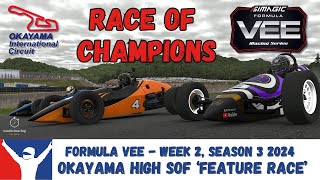 Formula Vee  Okayama Circuit Full  Vee Race Of The Week  3 World Champions amp An Indy NXT Pro [upl. by Kile]