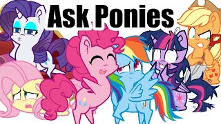 MLP Animation  Ask Ponies  The Mane 6 Compilation [upl. by Ydarg]