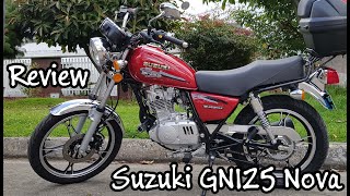 Suzuki GN 125 Nova 2021  Review en Español [upl. by Eirdua]