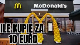 CZY NAJEM SIĘ ZA 10 EURO W MC DONALD [upl. by Fadden]