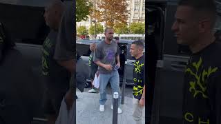 Badr Hari arrives at GLORY88 [upl. by Baxter]