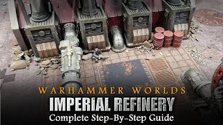 Warhammer Worlds IMPERIAL REFINERY  40K Battlefield Creation Warhammer 40K Terrain Tutorial [upl. by Franzen749]