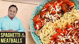 How to Make Spaghetti and Meatballs At Home  Speghetti Tomato Sauce  Italian Recipe By Shantanu [upl. by Graf39]