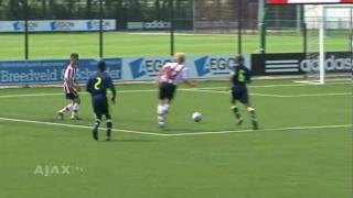 Toekomst Journaal Ajax E2 ruim langs MVV E1 [upl. by Sherborn673]