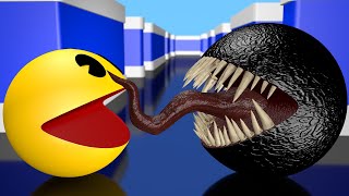 Pacman vs Venomous Pacman The Fight [upl. by Hinson]