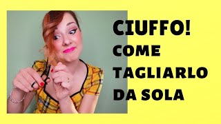 COME TAGLIARE IL CIUFFO DA SOLA [upl. by Latrena798]