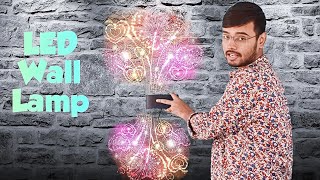 LED wall lamp and light  Full Review and walkaround led [upl. by Sivaj]