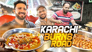 70 Years Old Burns Road Food Street Waheed Kabab Delhi Rabri House and Fresco Sweets streetfoodpk [upl. by Etteuqal]