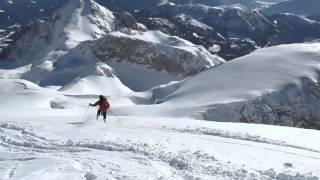 Skitour Eiskogel  Abfahrt quotOktobusquot [upl. by Ettezel391]