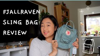 Fjallraven kanken sling bag 2 year review  cute camera and essentials bag 🌸 [upl. by Florry]