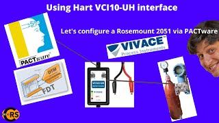 HART  Configure a HART instrument via PACTware using interface HART VCI10UH [upl. by Eelimaj]