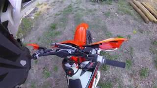 2019 KTM 250 xcw TPI FIRST RIDE [upl. by Springer]