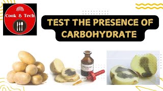 POTATO STARCH EXPERIMENT presence of carbohydrates [upl. by Inahteb921]