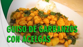 RECETA Guiso de Garbanzos con Acelgas [upl. by Adara]