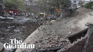 Explosion at India firecracker factory leaves more than 20 dead [upl. by Endaira]