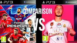 FIFA 20 Vs PES 20 PS3 [upl. by Farron]